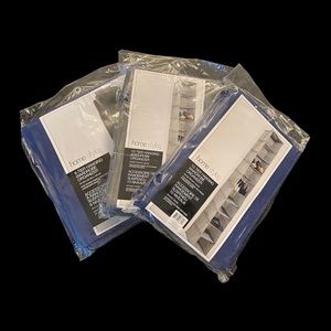 Set of Three Home Styles Hanging Closer Organizers - 2 Navy Blue, 1 Charcoal